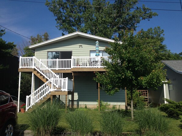 front of cottage