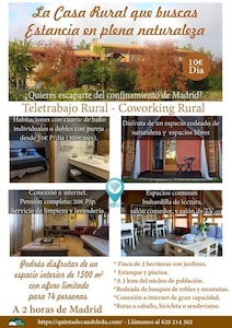 Rural house (exclusivity) Quinta de Candeleda from 10 people to 34 people