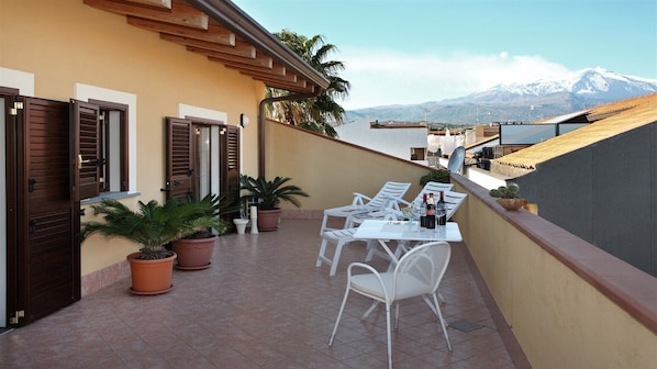 Big terrace with Etna view