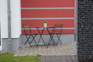 kleine Sitzecke auf der Süd-Terrasse