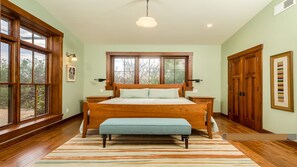 bedroom with walk-in closet