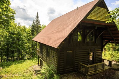Cozy 8 Person Log Cabin In Mont Tremblant W Hot Tub Sauna Indoor Fireplace Lac Superieur Village