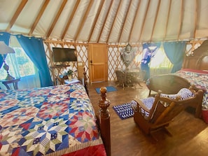 Interior of Yurt