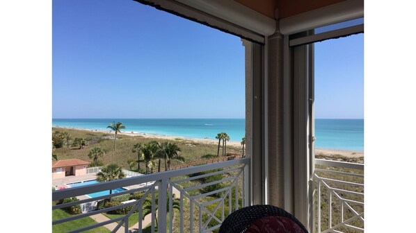 From sunrise and all day long - a fabulous view of the Ocean.