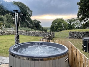 Our lovely new hot tub. 