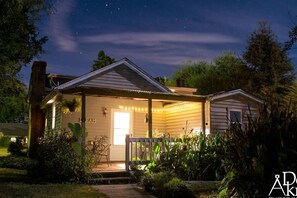 Rear o House at night