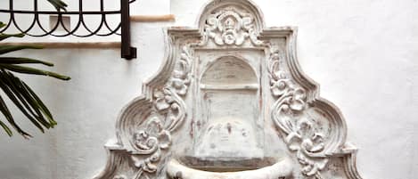 Posada San Rafael's Signature Santo Domingo Fountain