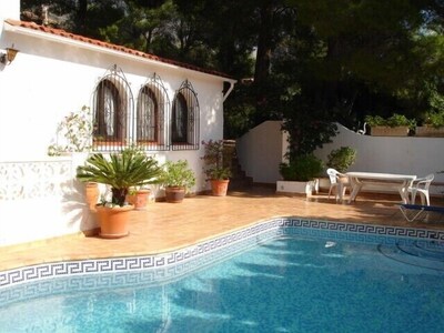 Altea: Ferienhaus Casa Laturnus mit privatem Pool und Panoramablick