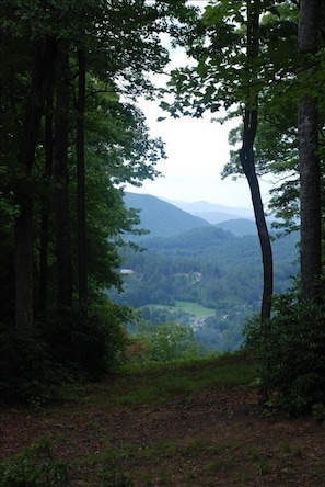 After a day of a adventures the view is relaxing from the porch swing