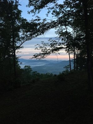 Sunset from the cabin