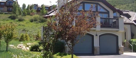 Exterior of home surrounded by open space