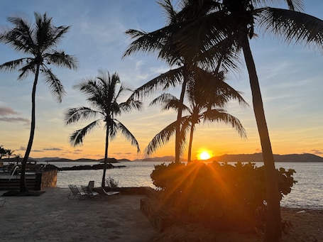 Our patio view is the best place to catch a sunset