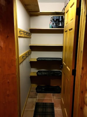 First floor coat closet/pantry