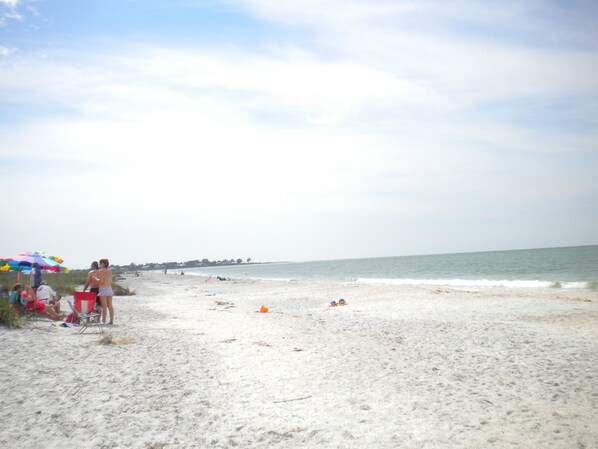 Miles of white sandy beaches away from the crowds.