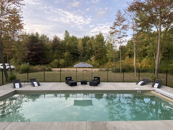 Private heated in-ground pool 