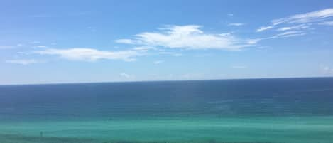 Panoramic views of the Gulf of Mexico from the 12th floor!