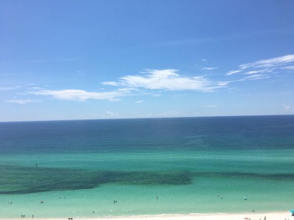 Panoramic views of the Gulf of Mexico from the 12th floor!