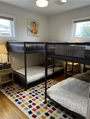 Bedroom 2 with two twin bunks