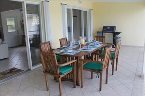 Dining Area on Covered Patio