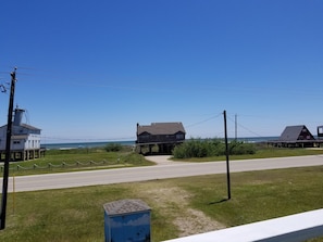 Beach view from deck