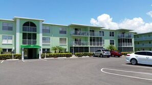 view of Dolphin Point from the road.