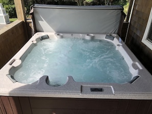 Brand new 7 person hot tub.  Strong jets!