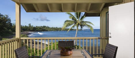 Lanai with Hana Bay View