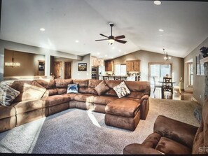 Upstairs living area. Newer home. Spacious and bright. 
