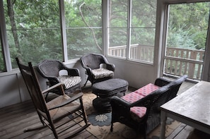 Upstairs Deck off Master Bedroom