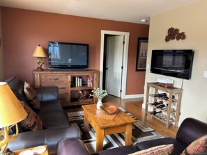 Living Room With Fire Place