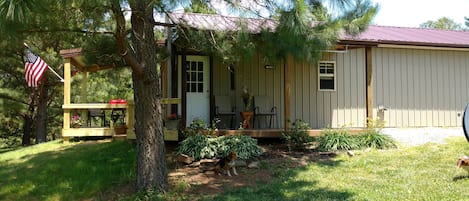 Front and side porches