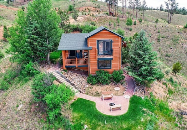 Drone View of Cabin