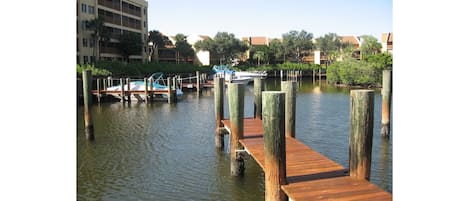 Open your back door, take 10 steps, and walk on your dock!