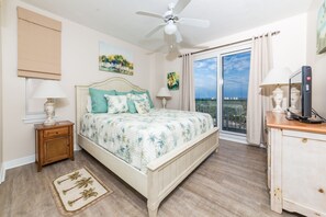 2nd master bedroom with its own balcony and view