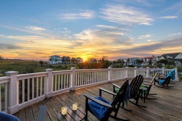 Sunset views from back deck!