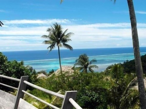 View from the deck of Villa Ta'ura.