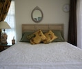 2nd bedroom with queen bed. Direct access to upper balcony. Ocean view from bed.