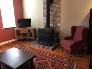 Living Room Opposite Wall with Fireplace