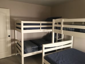 Third bedroom with bunk beds