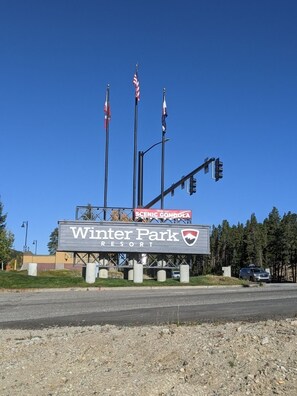 From Highway 40, take Winter Park Drive .2 miles to the Iron Horse Condominiums.