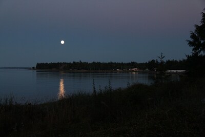 Walk-on Sandy Beach with Outstanding Ocean View,  Qualicum Bay