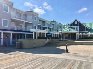 Grand stand area - feet from Blue Surf condos
