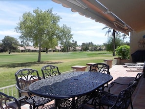 Another view from the patio of the 1st green