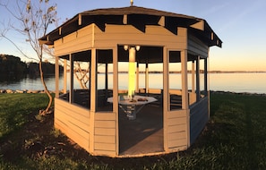 gazebo at end of peninsula