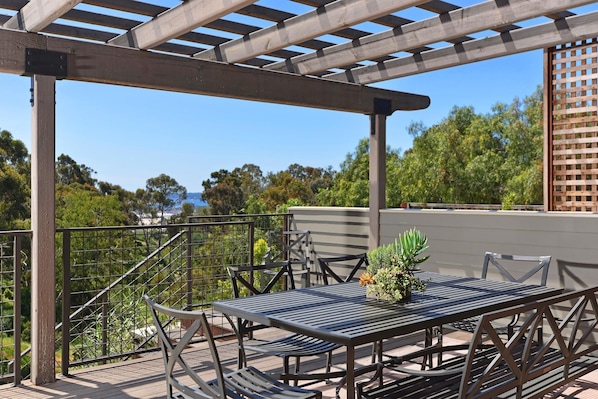 back deck with view