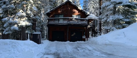 It's Snowtime at the cabin!