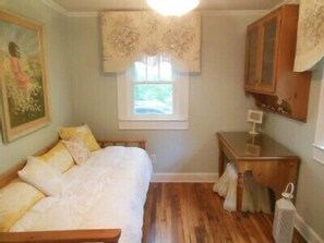 bedroom on first floor rear