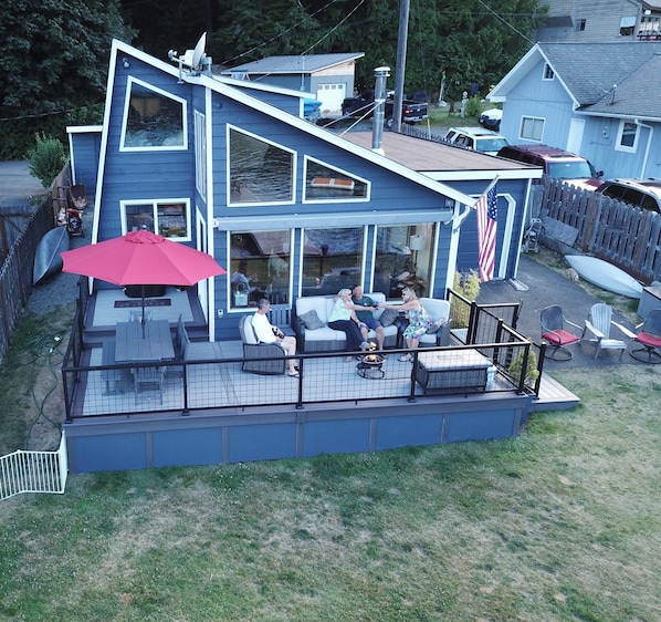 lakeside deck