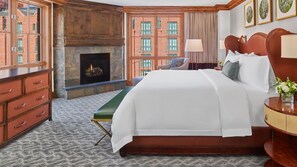 Primary features gas fireplace
