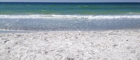 beach steps away from the townhouse